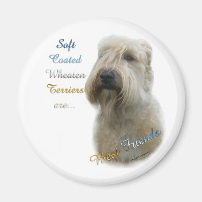 Imã Morte Revestida Mole Terrier Best F.. - Magnet (Frente)
