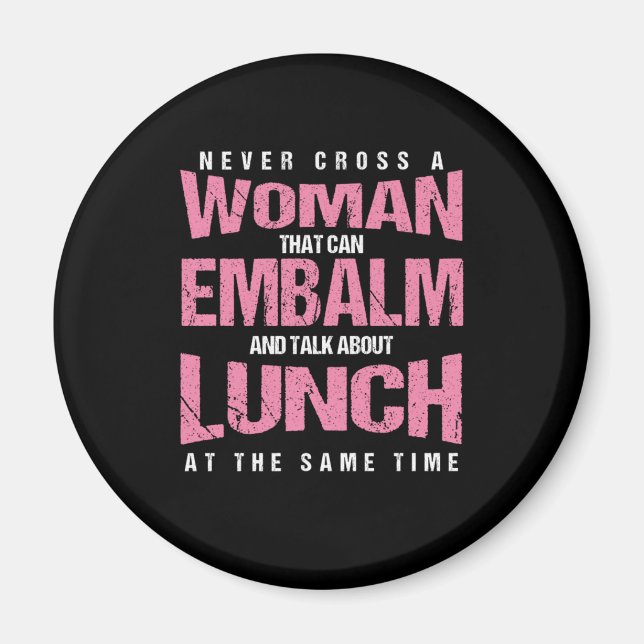 Imã Mortician Morgue Mortuário Embalagem Profissão de  (Frente)