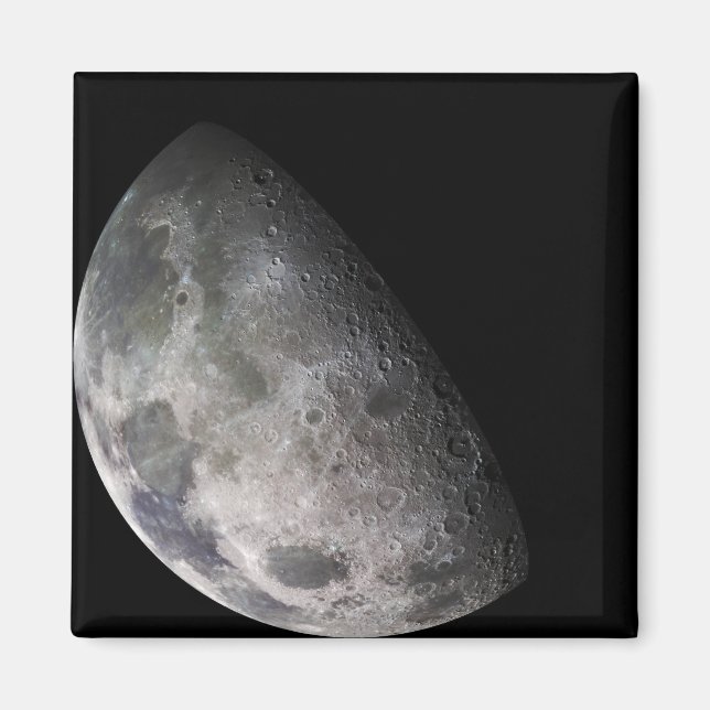 Imã Mosaico colorido da lua terrestre (Frente)