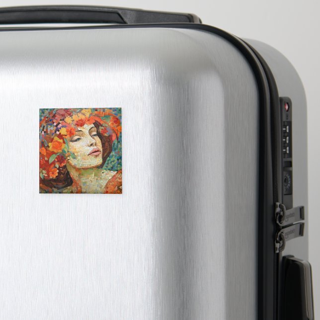 Imã Mosaico da Coroa da Mulher (In Situ (Luggage))