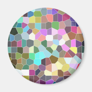 Imã Mosaico da flor