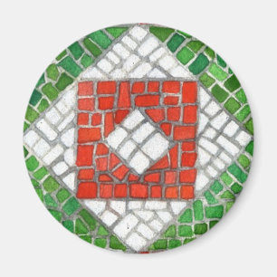 Imã MOSAICO DE FÉRIAS Ímã Circular