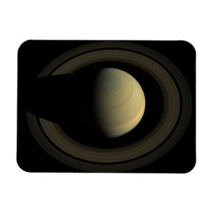 Ímã Mosaico Do Planeta Saturno E Seus Anéis Principais