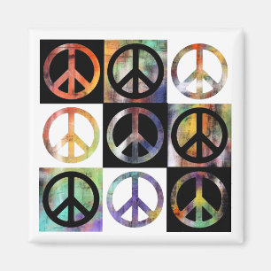 Imã Mosaico do sinal de paz