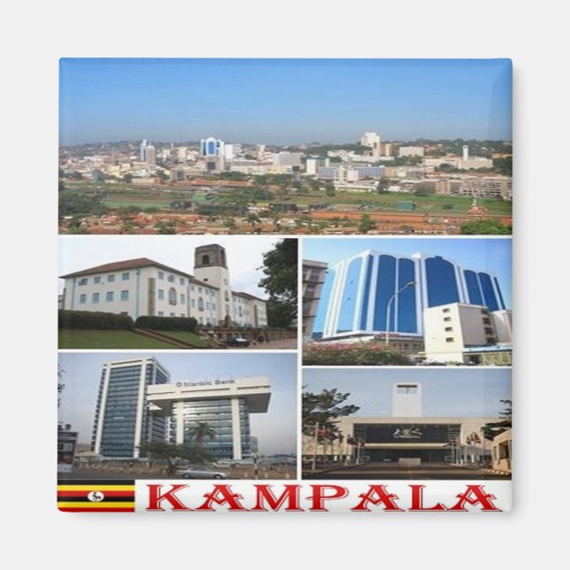 Imã Mosaico KAMPALA zUG010, África, Uganda, frigorífic (Frente)