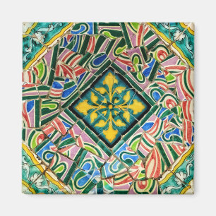 Imã Mosaicos de Guell do parque