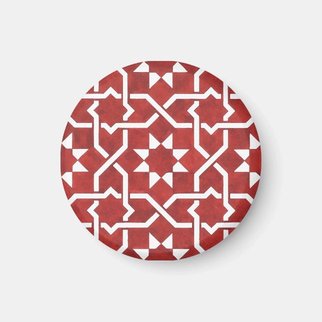 Imã Mosaïque andalouse rouge SEVILLE (Frente)