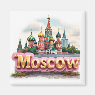 Imã 🧲 Moscou Rússia Viagem Lembrança Memória 🇷🇺