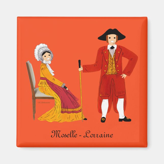 Imã Moselle, Lorraine, França (Frente)