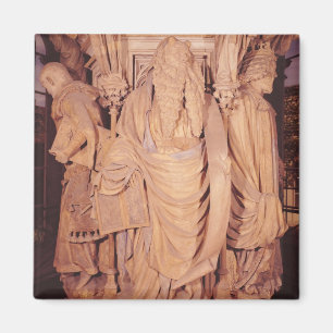 Imã Moses, detalhe do suporte sextavado