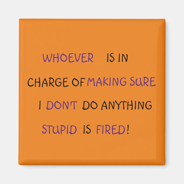 Imã Moshe Square Magnet 2 (Frente)