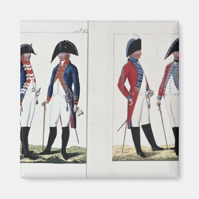 Imã Mosqueteiros e Oficiais, 1800 (Frente)