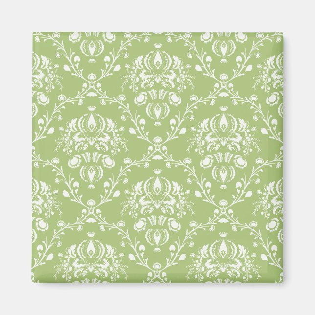 Imã Moss Green Damask (Frente)