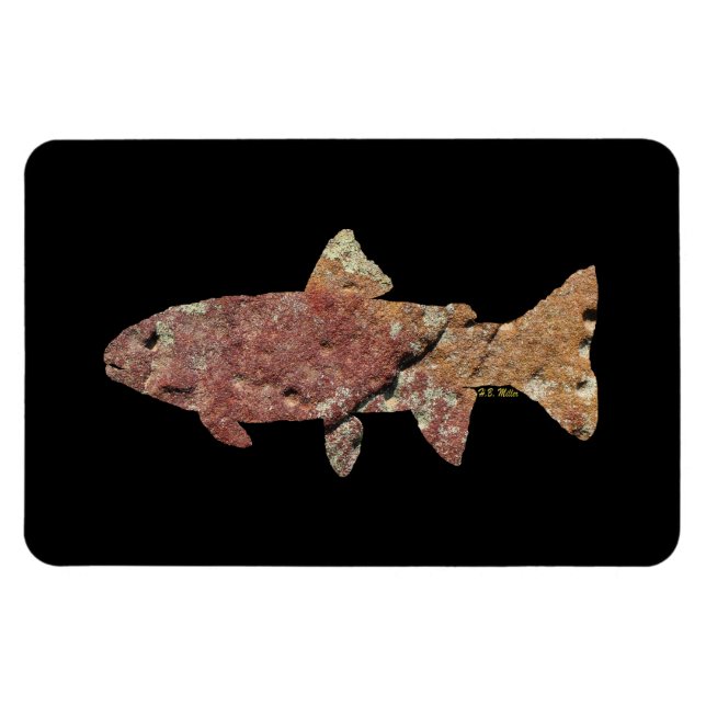 Ímã Moss Rock Trout (Horizontal)