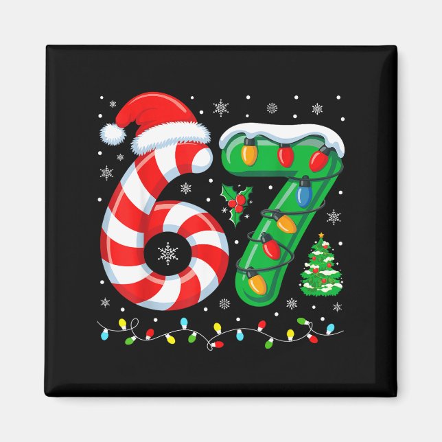 Imã Most Likely To Say 67 Christmas Matching 7 6 Famil (Frente)