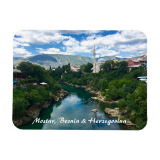 Ímã Mostar Bósnia e Herzegovina Magnet com escrevendo