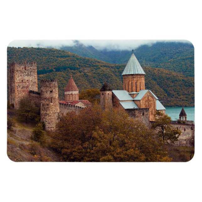 Ímã Mosteiro de Ananuri Georgia (Horizontal)