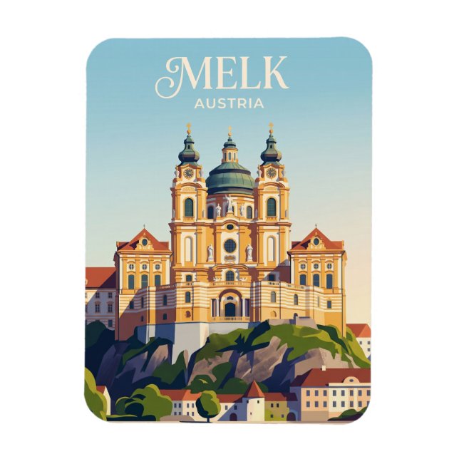 Ímã Mosteiro de Melk Áustria (Vertical)