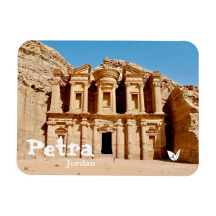 Ímã Mosteiro de Petra na Jordânia magnético de Velvet