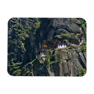 Ímã Mosteiro de Taktsang no penhasco, Paro, Butão