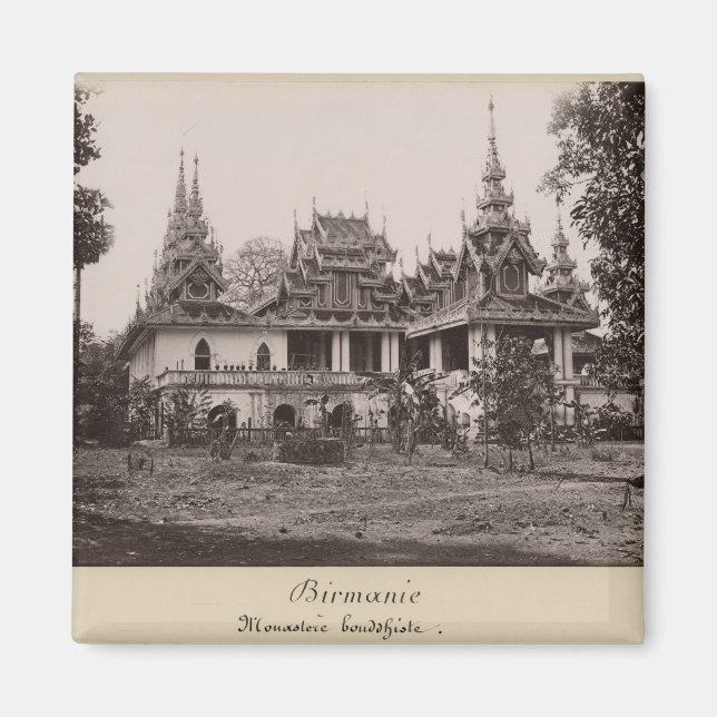 Imã Mosteiro de Teik Kyaung, ilha de Ka Toe (Frente)