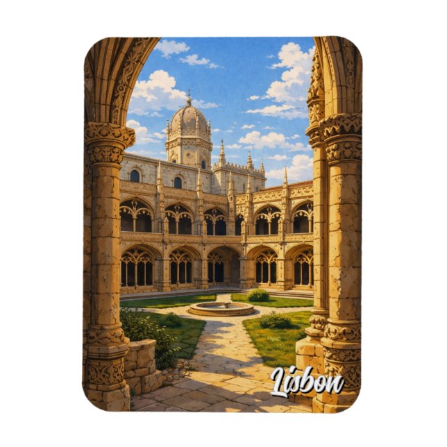 Ímã Mosteiro dos Jerónimos Lisboa Portugal (Vertical)