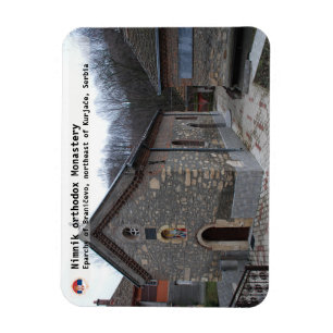 Ímã MOSTEIROS SÉRVOS - Mosteiro ortodoxo de Nimnik 3