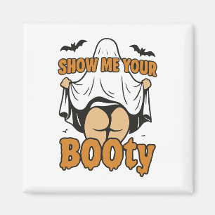 Imã Mostre-me o seu Hallowee do Boo Fantasma de Booty
