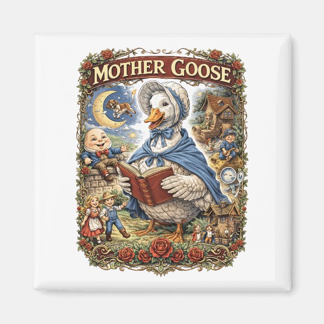 Imã Mother Goose (Frente)