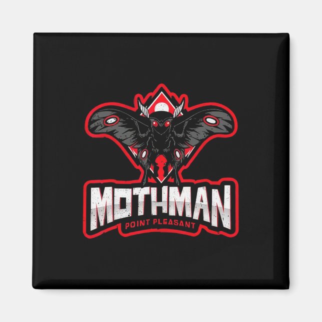 Imã Mothman Divertido Point Pleasant _1  (Frente)
