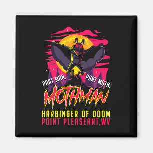 Imã Mothman Fun Cryptid Harbinger Part Man Part Moth