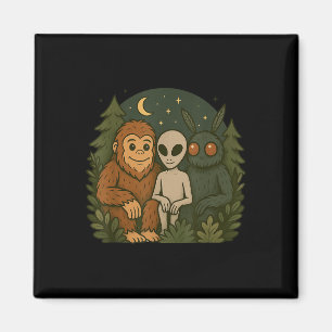 Imã Mothman Pé Grande E Alien Divertido Chora Capricho
