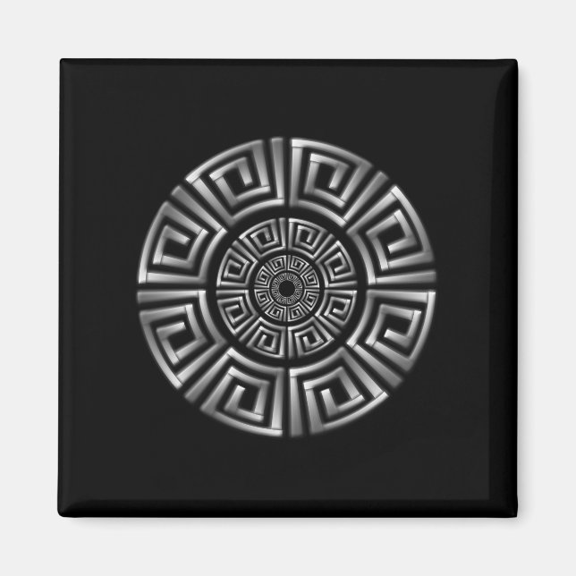 Imã Motif do Círculo Grego (Frente)