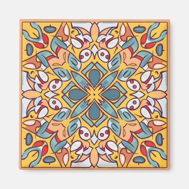 Imã motif mosaico (Frente)