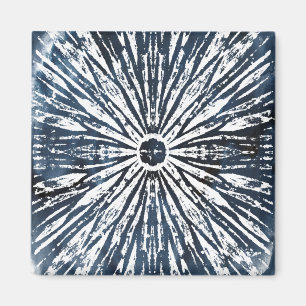 Imã Motif Radial de Tinta Indiana