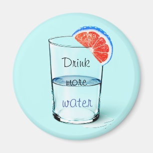 Imã Motivação/Bebida Mais Coaster De Bebidas De Águ