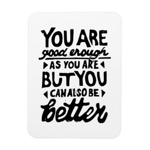 Ímã Motivação Cotação Lino Impressão