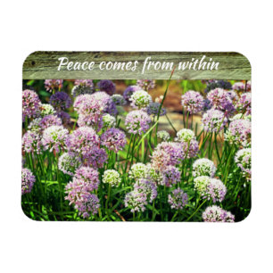 Ímã Motivação das Flores bonito do Jardim Allium