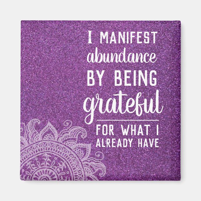 Imã Motivação de declarações de citação inspiradora I (Frente)