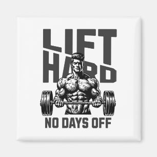 Imã Motivação de Gym de Elevação de Peso Dizendo 1