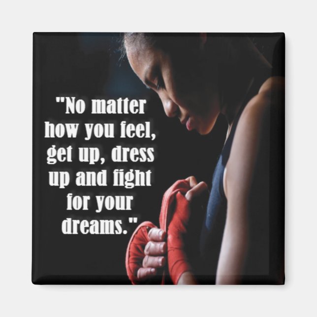 Imã Motivação de Workout feminino (Frente)
