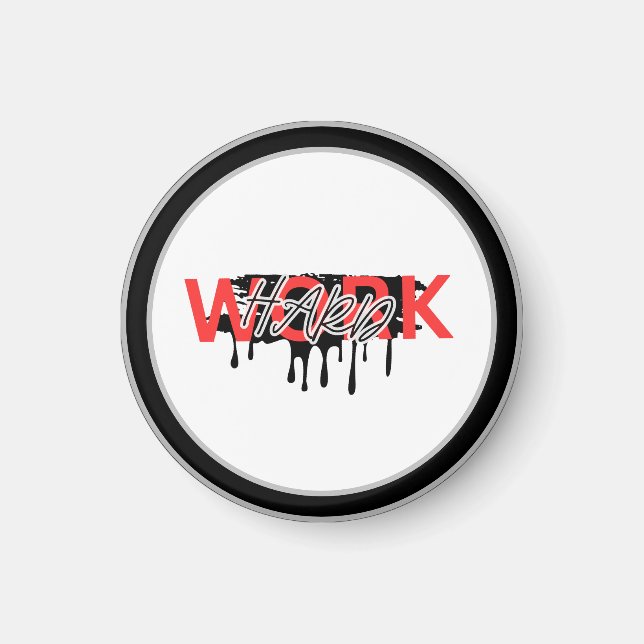 Imã Motivação do Duro de Trabalho (Frente)