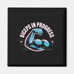 Imã Motivação Engraçada Giro Humor Biceps ganha Biceps