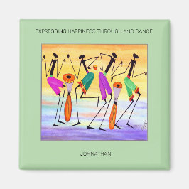 Imã Motivação, Expressão por Aquarela Felicidade