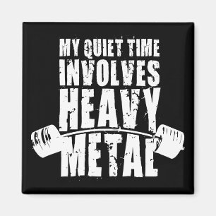 Imã Motivação "Levantamento de Peso" - Metal Pesado