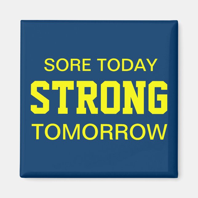 Imã Motivação para Treino (Frente)