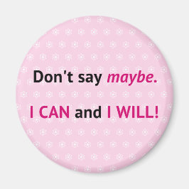 Imã Motivação Posso citar rosa com flores