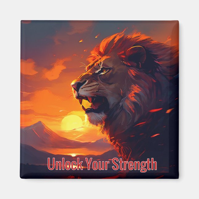 Imã Motivacional Libere Sua Força Positiva (Frente)