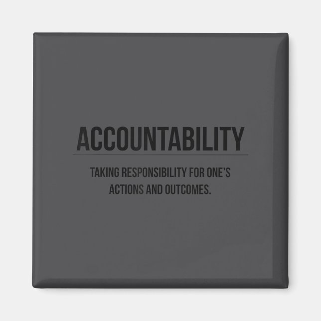 Imã Motivation Accountability Entrepreneur Slogan Quot (Frente)