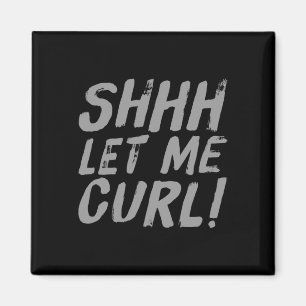 Imã Motivational Funny Gym Humor Biceps ganha Shell